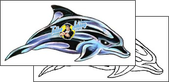 Dolphin Tattoo marine-life-dolphin-tattoos-gary-davis-g1f-00946