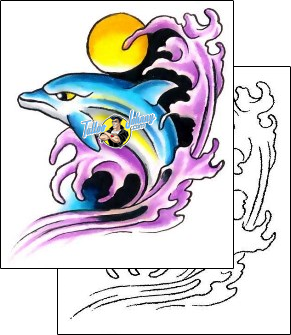 Dolphin Tattoo marine-life-dolphin-tattoos-gary-davis-g1f-00967