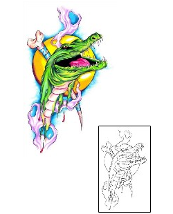 Picture of Reptiles & Amphibians tattoo | G1F-01122