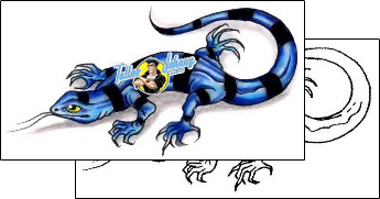 Lizard Tattoo reptiles-and-amphibians-lizard-tattoos-gary-davis-g1f-01248