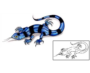 Lizard Tattoo Reptiles & Amphibians tattoo | G1F-01248