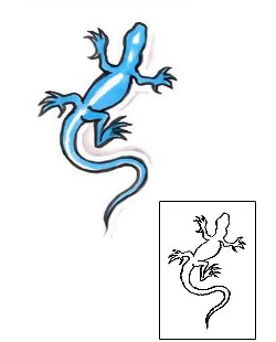 Lizard Tattoo Reptiles & Amphibians tattoo | G1F-01249