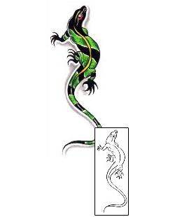 Lizard Tattoo Reptiles & Amphibians tattoo | G1F-01255