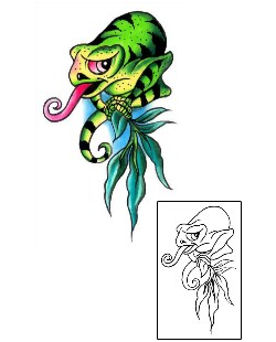 Lizard Tattoo Reptiles & Amphibians tattoo | G1F-01257