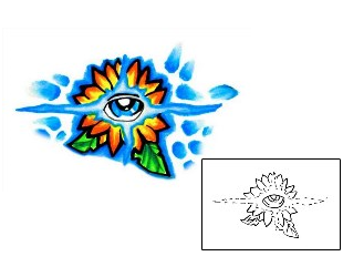 Eye Tattoo Plant Life tattoo | GAF-00035