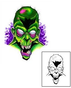 Zombie Tattoo Horror tattoo | GAF-00091