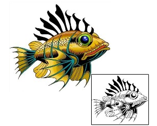 Sea Creature Tattoo Marine Life tattoo | GDF-00003