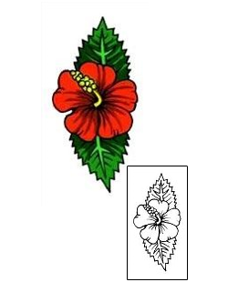 Hibiscus Tattoo Specific Body Parts tattoo | GDF-00027
