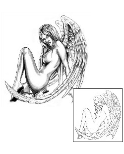 Angel Tattoo Religious & Spiritual tattoo | GEF-00004