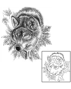 Wolf Tattoo Animal tattoo | GEF-00034