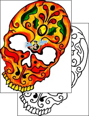 Mexican Tattoo ethnic-mexican-tattoos-gwenn-glotnis-ggf-00082