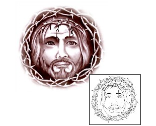 Crown of Thorns Tattoo Religious & Spiritual tattoo | GJF-00128