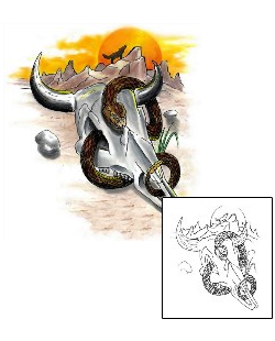 Reptiles & Amphibians Tattoo Horror tattoo | GJF-00157