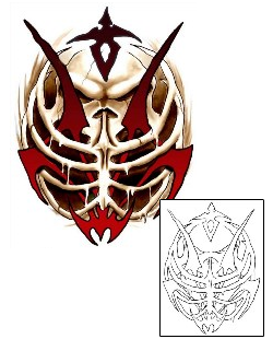 Devil - Demon Tattoo Horror tattoo | GJF-00225