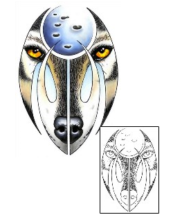 Wolf Tattoo Animal tattoo | GJF-00388