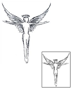 Angel Tattoo Religious & Spiritual tattoo | GJF-00434