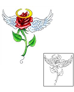 Rose Tattoo Religious & Spiritual tattoo | GJF-00437