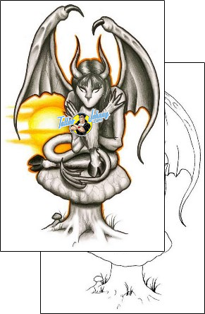 Devil - Demon Tattoo horror-evil-tattoos-gentleman-jim-gjf-00439