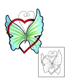 Heart Tattoo For Women tattoo | GJF-00498