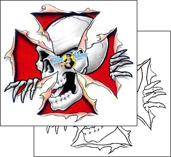 Skeleton Tattoo horror-skull-tattoos-gentleman-jim-gjf-00592
