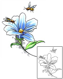 Bee Tattoo Insects tattoo | GJF-00736