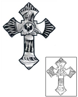Cross Tattoo Religious & Spiritual tattoo | GJF-00794