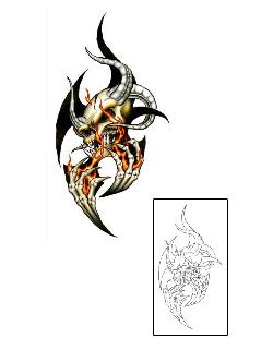 Skull Tattoo Horror tattoo | GJF-00862