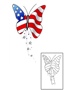 USA Tattoo Insects tattoo | GJF-01236