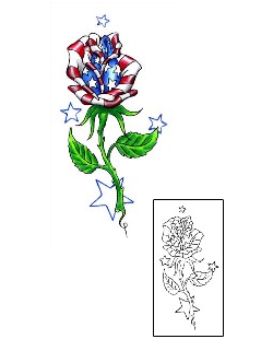 Patriotic Tattoo Plant Life tattoo | GJF-01242
