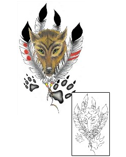 Wolf Tattoo Miscellaneous tattoo | GJF-01269