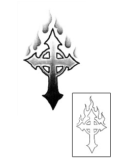 Gothic Tattoo Religious & Spiritual tattoo | GJF-01280