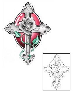 Gothic Tattoo Religious & Spiritual tattoo | GJF-01382