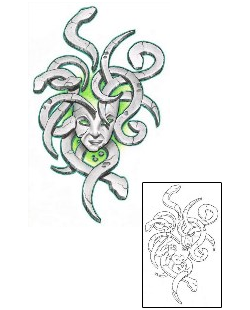 Medusa Tattoo Reptiles & Amphibians tattoo | GJF-01385