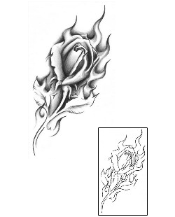 Rose Tattoo Plant Life tattoo | GJF-01442