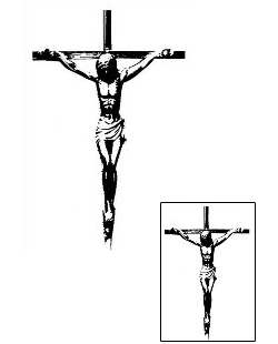 Cross Tattoo Religious & Spiritual tattoo | GJF-01524