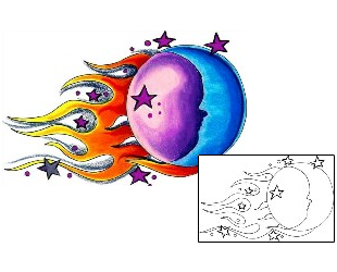 Celestial Tattoo Astronomy tattoo | GLF-00017