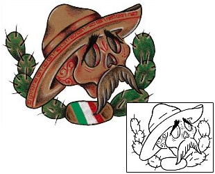 Mexican Tattoo Ethnic tattoo | GLF-00052