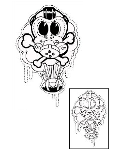 Skull Tattoo Miscellaneous tattoo | GOF-00015