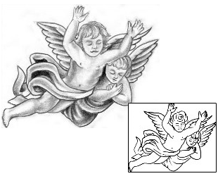 Angel Tattoo Religious & Spiritual tattoo | GPF-00012
