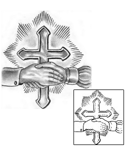 Cross Tattoo Religious & Spiritual tattoo | GPF-00026