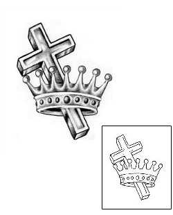 Crown Tattoo Religious & Spiritual tattoo | GPF-00037