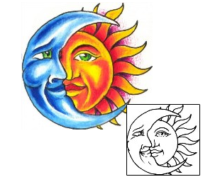 Sun Tattoo Astronomy tattoo | GPF-00190