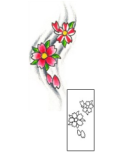 Cherry Blossom Tattoo Plant Life tattoo | GPF-00208