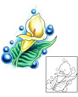 Flower Tattoo Plant Life tattoo | GPF-00209