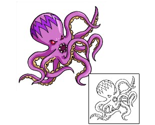 Sea Creature Tattoo Tattoo Styles tattoo | GRF-00092