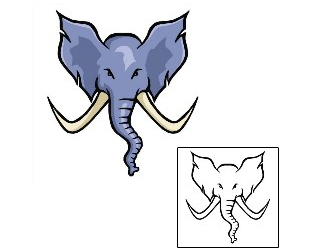 Elephant Tattoo Tattoo Styles tattoo | GRF-00146