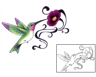 Hummingbird Tattoo Animal tattoo | GSF-00052