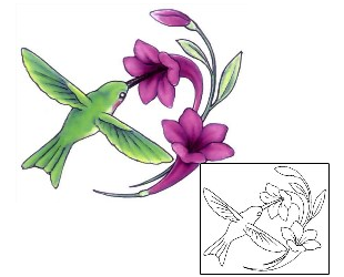 Hummingbird Tattoo Animal tattoo | GSF-00056