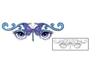 Eye Tattoo Insects tattoo | GSF-00082