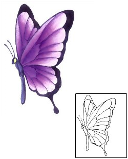 Butterfly Tattoo Insects tattoo | GSF-00085